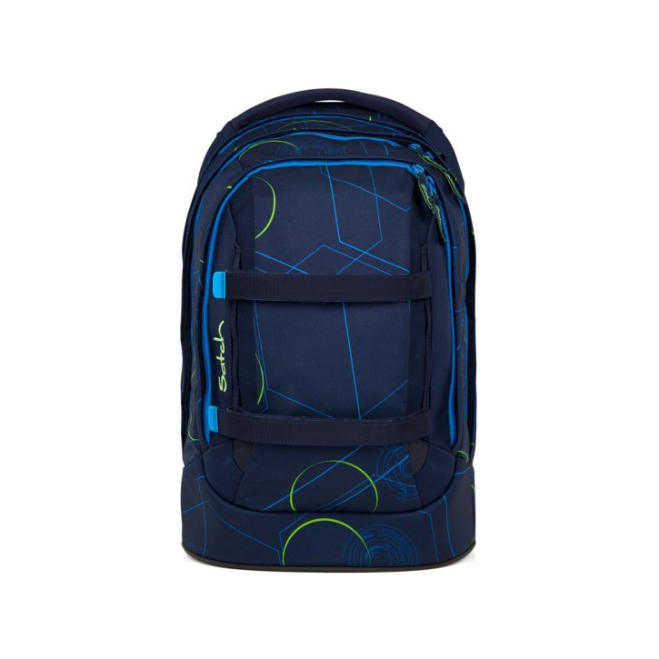 Satch Pack Schulrucksack blue tech